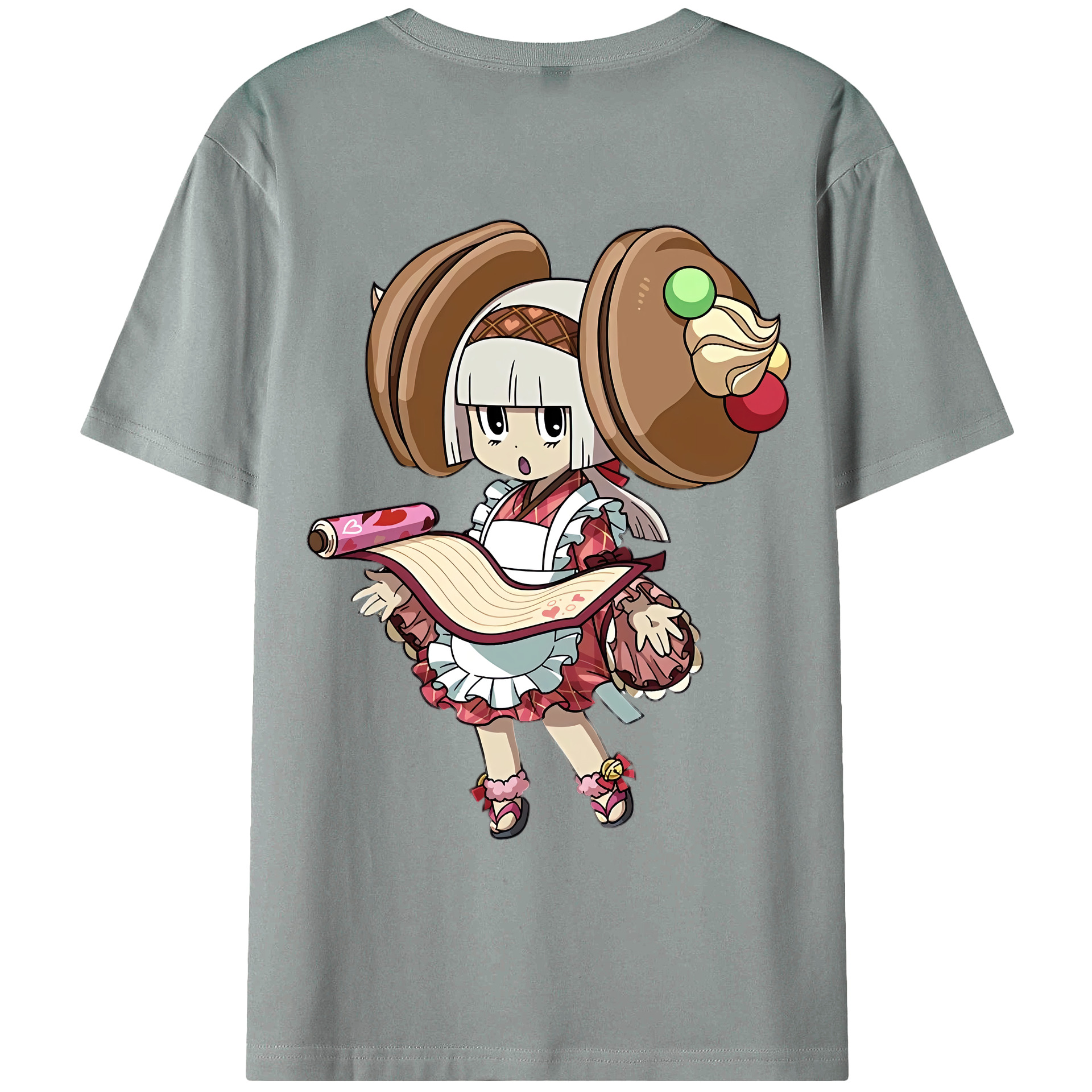 （画像用） 妖怪ウォッチ Yo-kai Watch 綿100％ メンズ半袖Tシャツ（バックプリント） 通気性